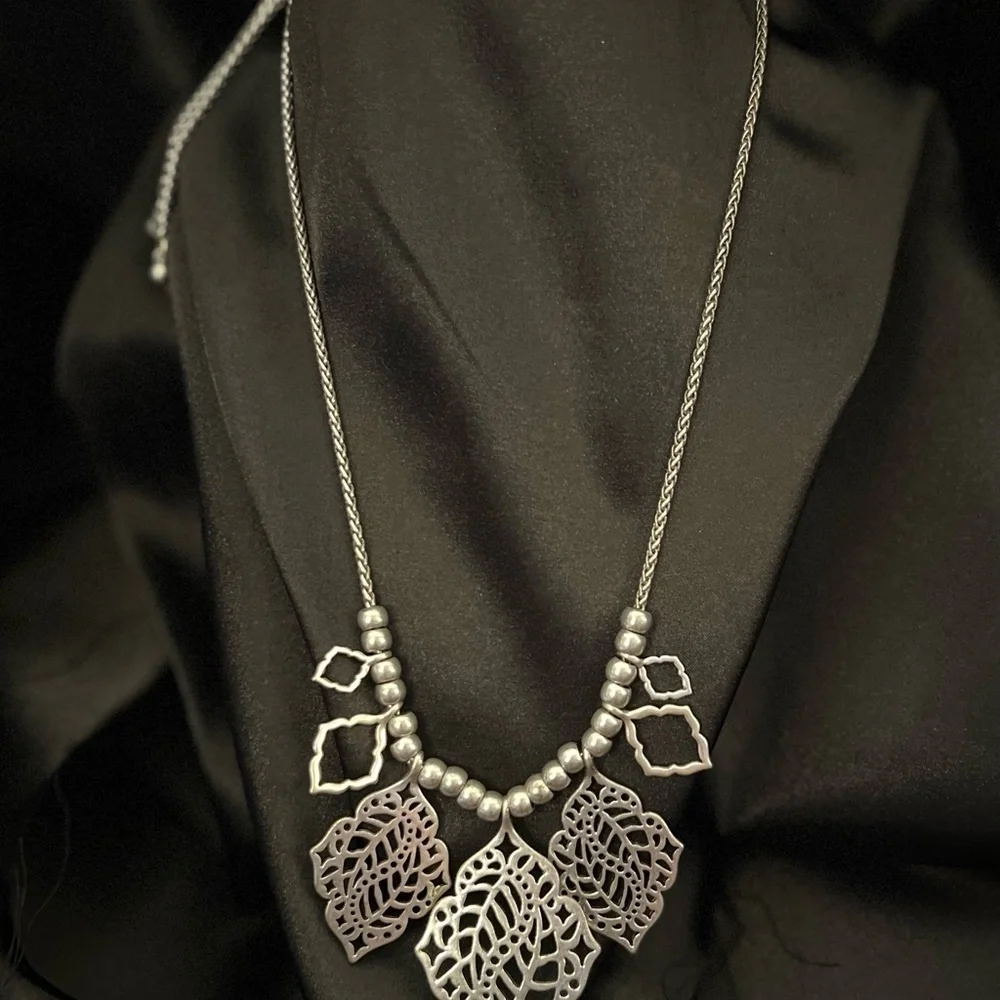 Gently used, Lucky Brand adjustable statement necklace.